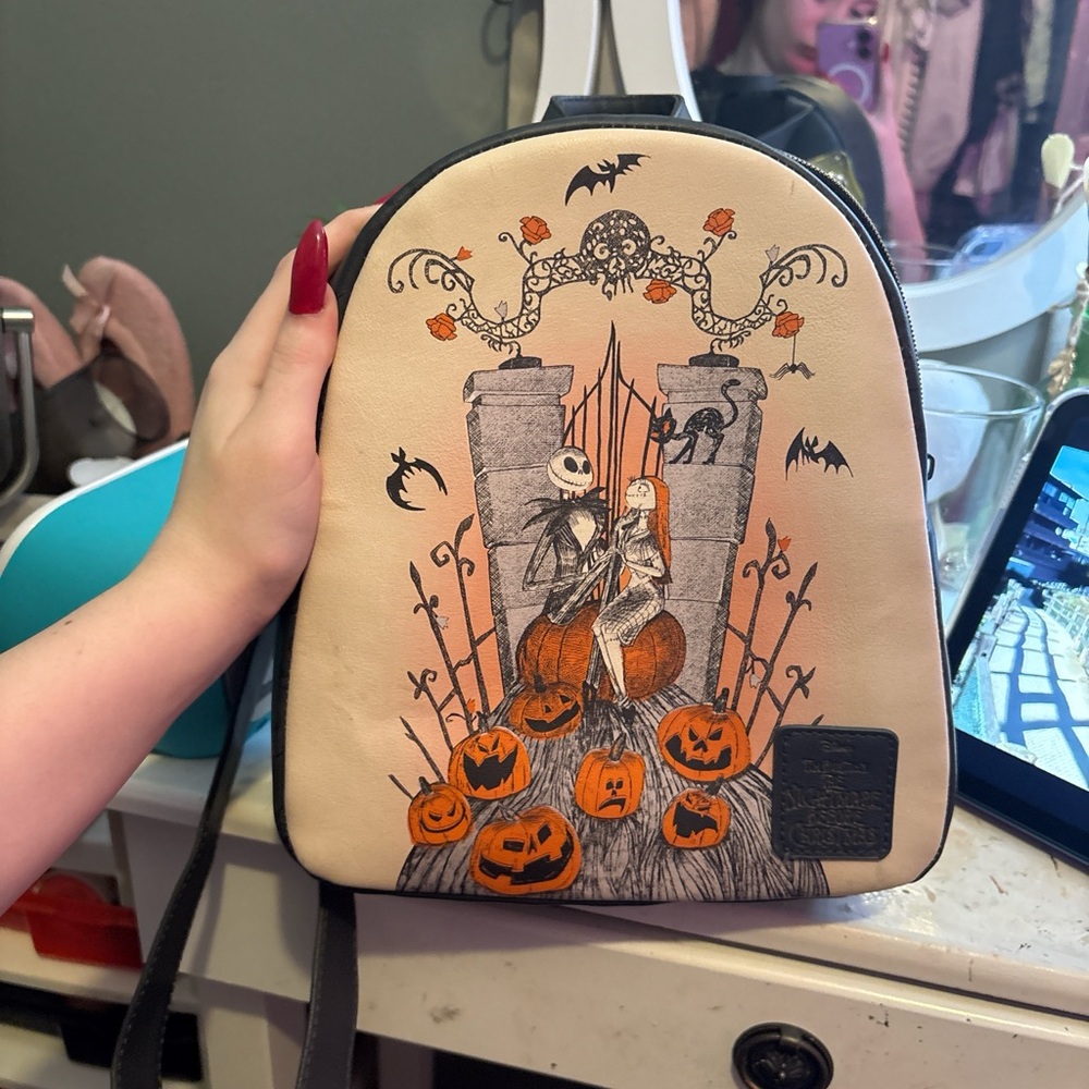 Jack and Sally Mini Backpack